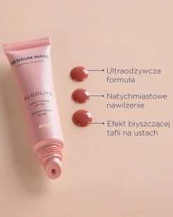 Sensum Mare Algolips, olejek do ust, Rose, 10 ml