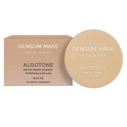 Sensum Mare Algotone, transparentny puder sypki o matowym wykończeniu, 10 g