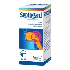 Septogard, 1,5 mg/ml, aerozol do stosowania w jamie ustnej, 30 ml