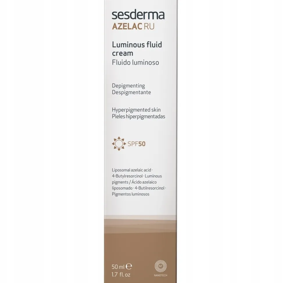 Sesderma Azelac RU, emulsja rozświetlająca, SPF 50, 50 ml