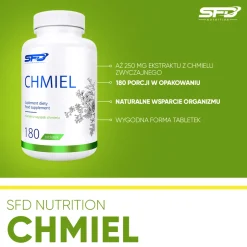 SFD Chmiel, tabletki, 180 szt.