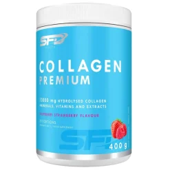 SFD Collagen Premium, proszek, smak truskawka - malina, 400 g