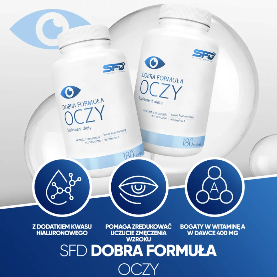SFD Dobra Formuła Oczy, tabletki, 180 szt.