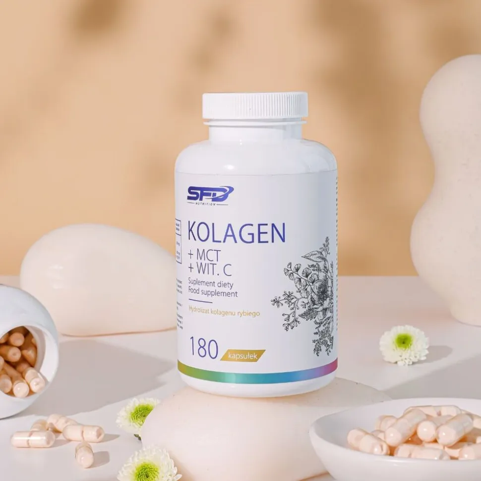 SFD Kolagen + MCT + Wit. C, kapsułki, 180 szt.