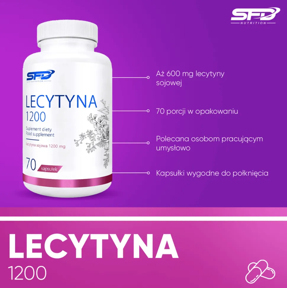 SFD Lecytyna 1200, kapsułki, 70 szt.