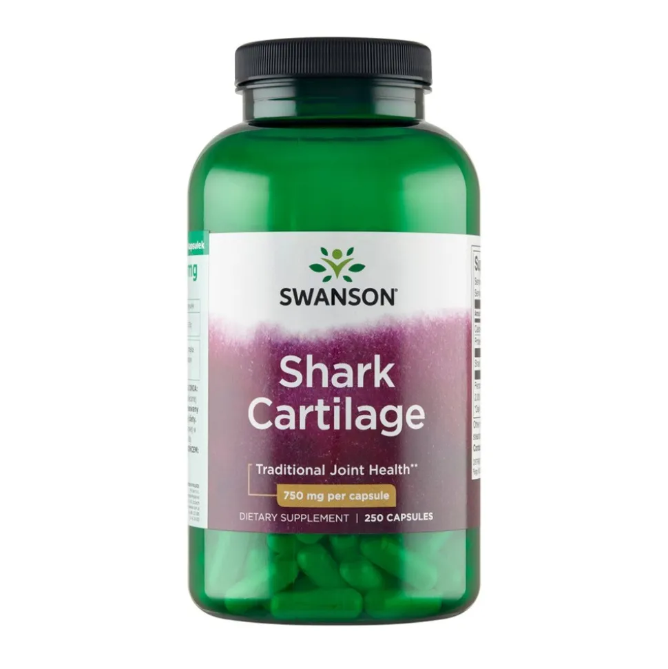 Shark Cartilage, kapsułki, 250 szt.