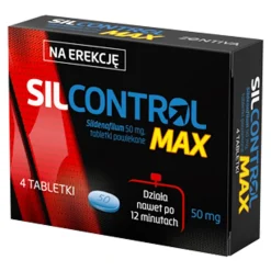 Silcontrol MAX, 50 mg, tabletki powlekane, 4 szt.