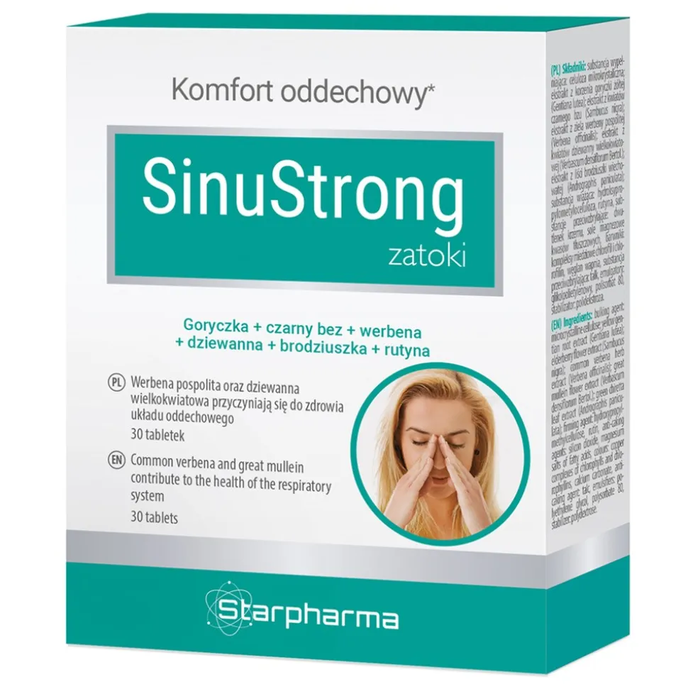 SinuStrong Zatoki, tabletki, 30 szt.