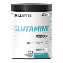 Skill Glutamine Powder, proszek, bezsmakowy, 500 g
