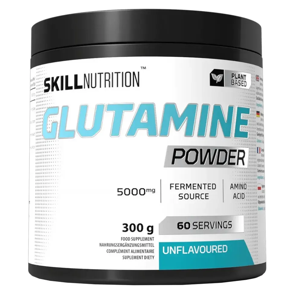 Skill Nutrition Glutamine Powder, proszek, bezsmakowy, 300 g