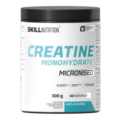 Skill Nutrition Micronised Creatine Monohydrate, proszek, bezsmakowy, 300 g