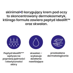 Skinimal D, krem korygujący pod oczy, 15 ml