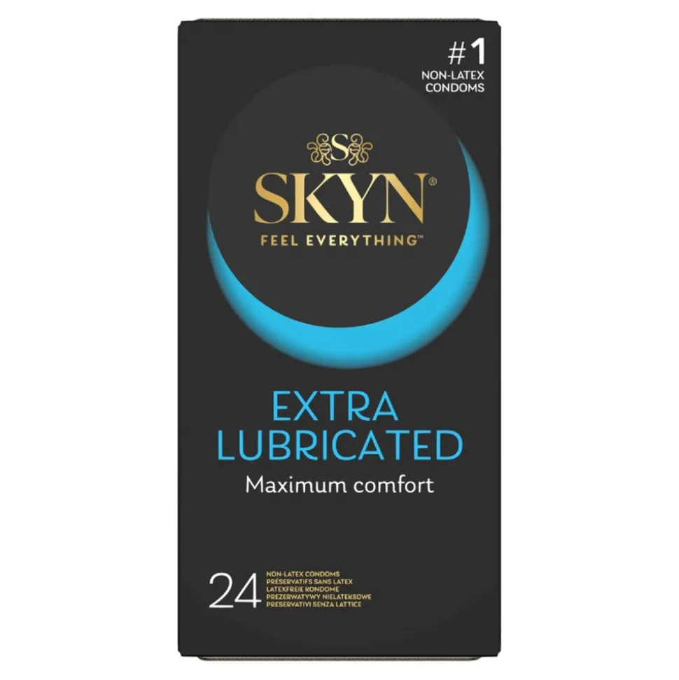 Skyn Extra Lubricated, nielateksowe prezerwatywy, 24 szt.