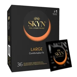 Skyn Large, nielateksowe prezerwatywy, 36 szt.