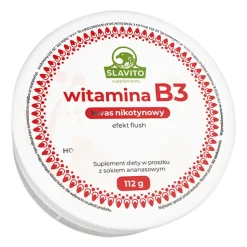 Slavito, Witamina B3, proszek, 112 g