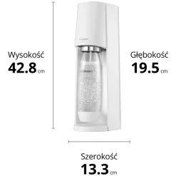 SodaStream, Saturator Terra, biały 60L