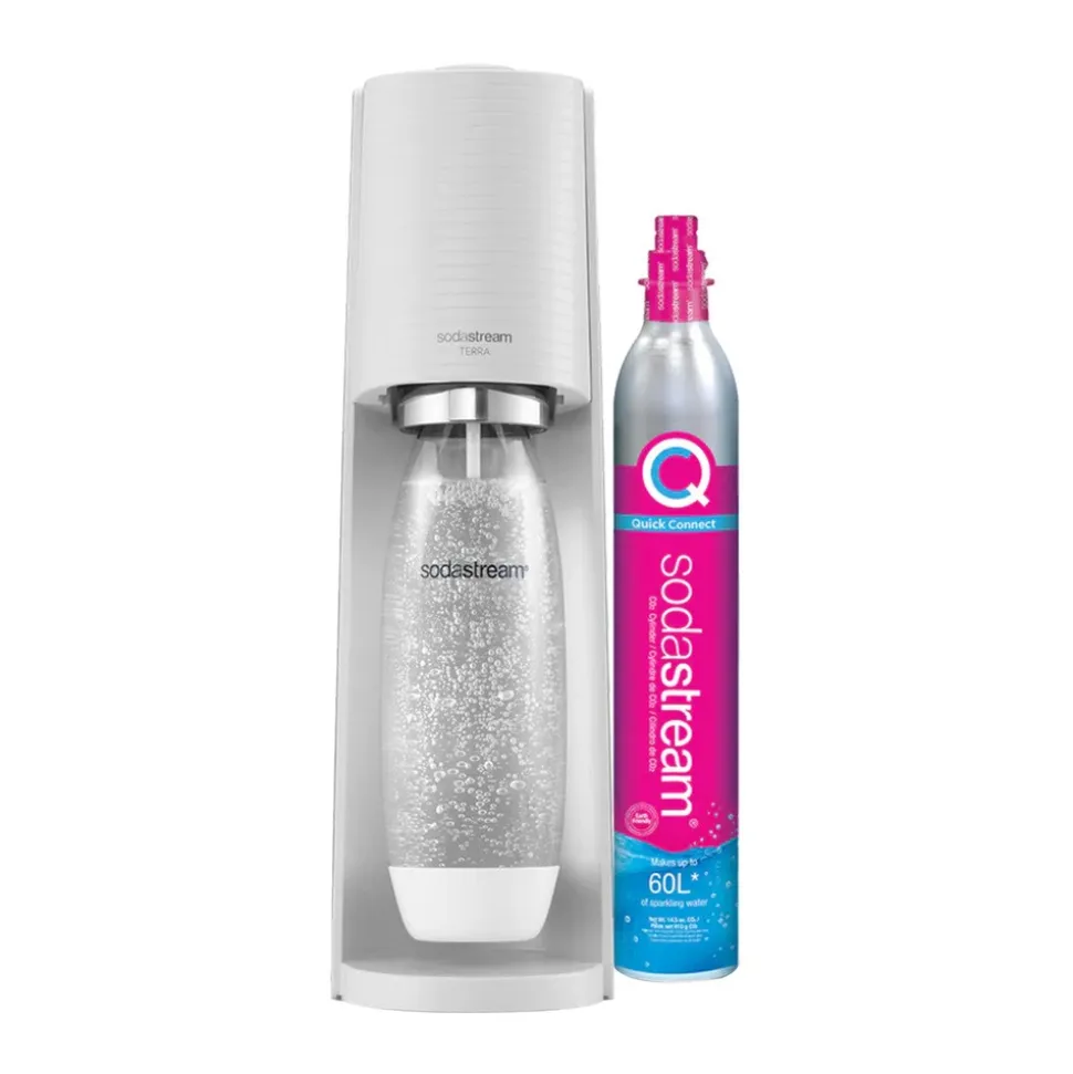 SodaStream, Saturator Terra, biały 60L