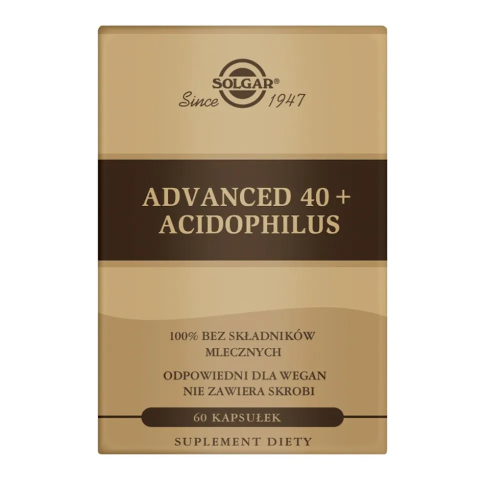 Solgar Advanced 40+ Acidophilus, kapsułki, 60 szt.