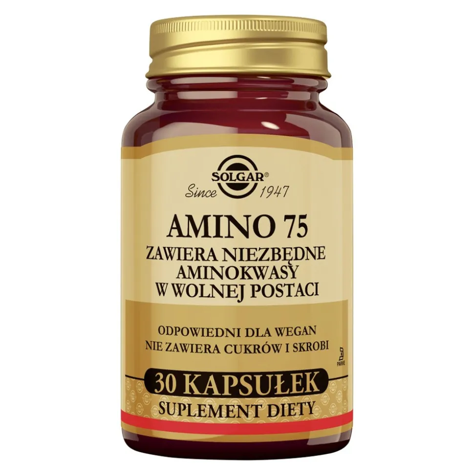 Solgar Amino 75, kapsułki, 30 szt.