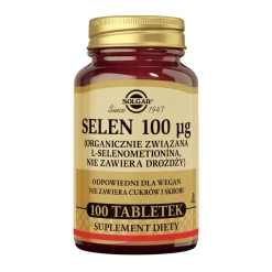 Solgar Selen, 100 µg, tabletki, 100 szt.