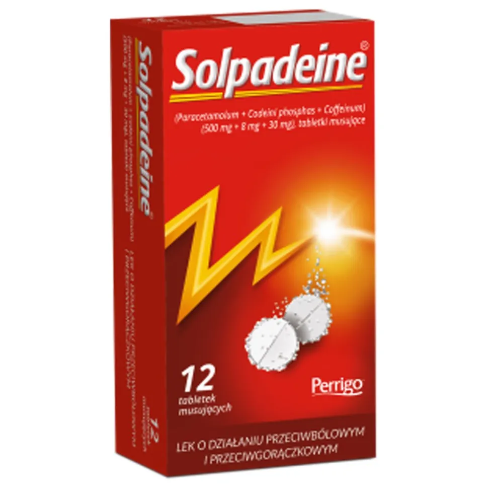 Solpadeine, tabletki musujące, 12 szt.