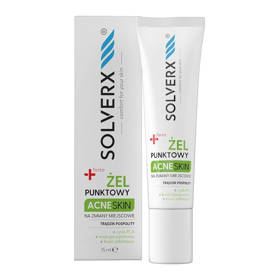 Solverx Acne Skin, żel punktowy, 15 ml