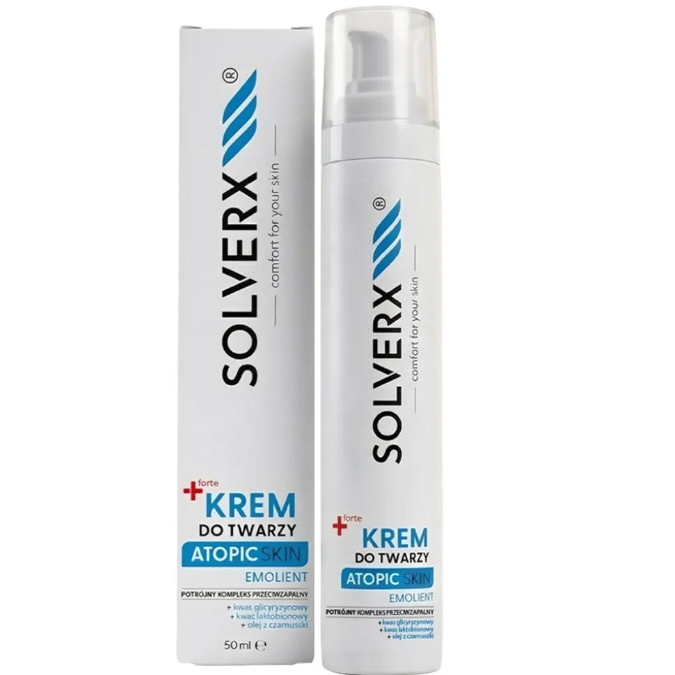 Solverx Atopic Skin, krem do twarzy, 50 ml