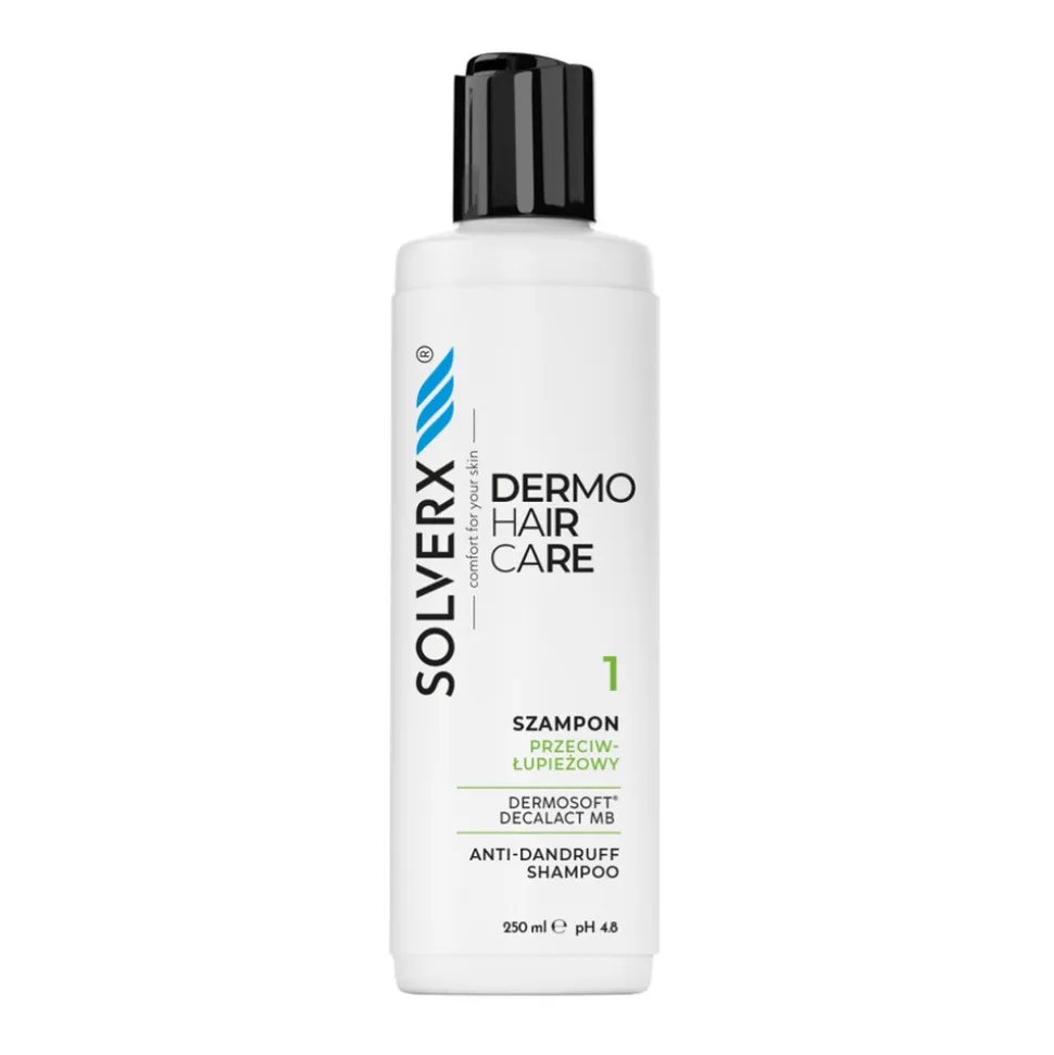 Solverx dermoHAIR, szampon przeciwłupieżowy, 250 ml