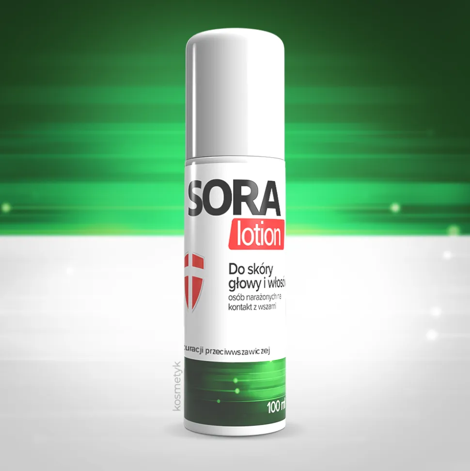 Sora, lotion do skóry głowy i włosów, 100 ml