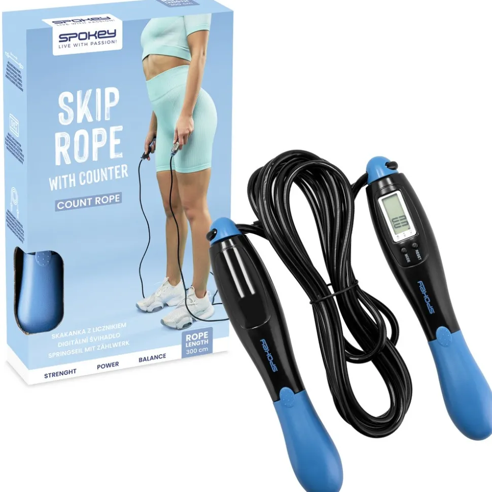 Spokey, Count Rope, skakanka z licznikiem, 1 szt.