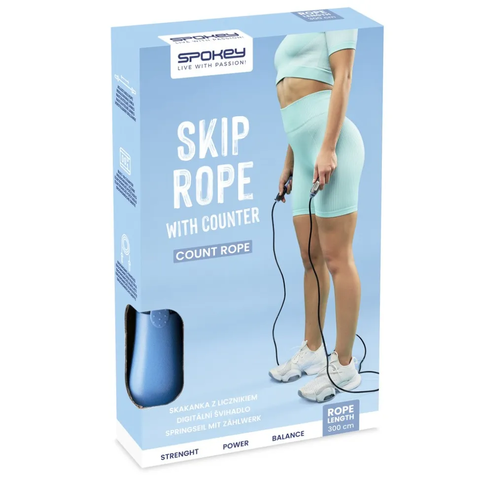Spokey, Count Rope, skakanka z licznikiem, 1 szt.