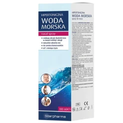 Starpharma, hipertoniczna woda morska, spray, 100 ml