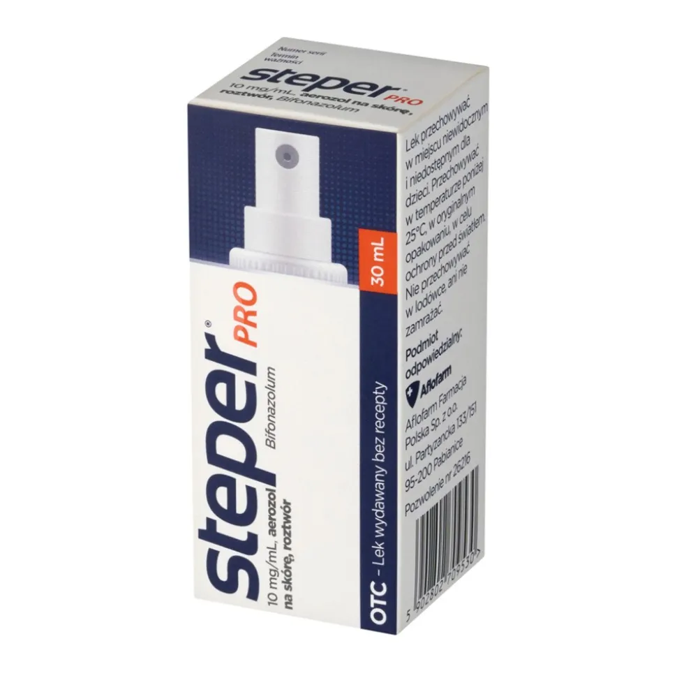 Steper Pro, 10mg/ml, aerozol na skórę, roztwór, 30 ml