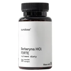 Sundose Berberyna HCl Forte, kapsułki twarde, 30 szt.