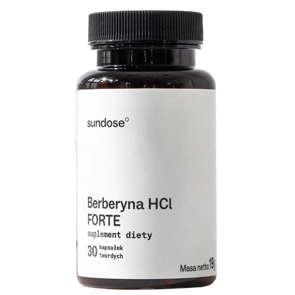 Sundose Berberyna HCl Forte, kapsułki twarde, 30 szt.