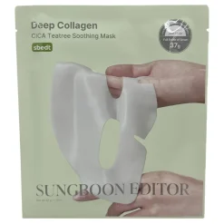 Sungboon Editor, Deep Collagen Cica Teatree Soothing, maska w płachcie, 37 g