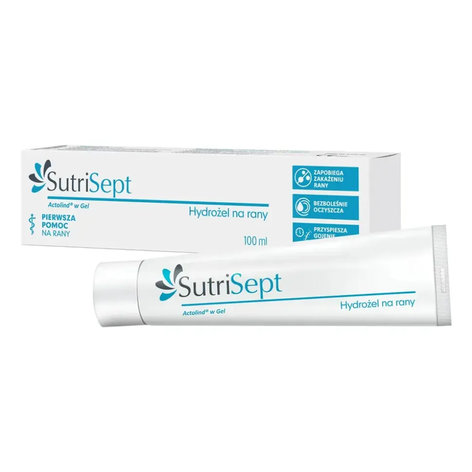 SutriSept, hydrożel na rany, 100 ml