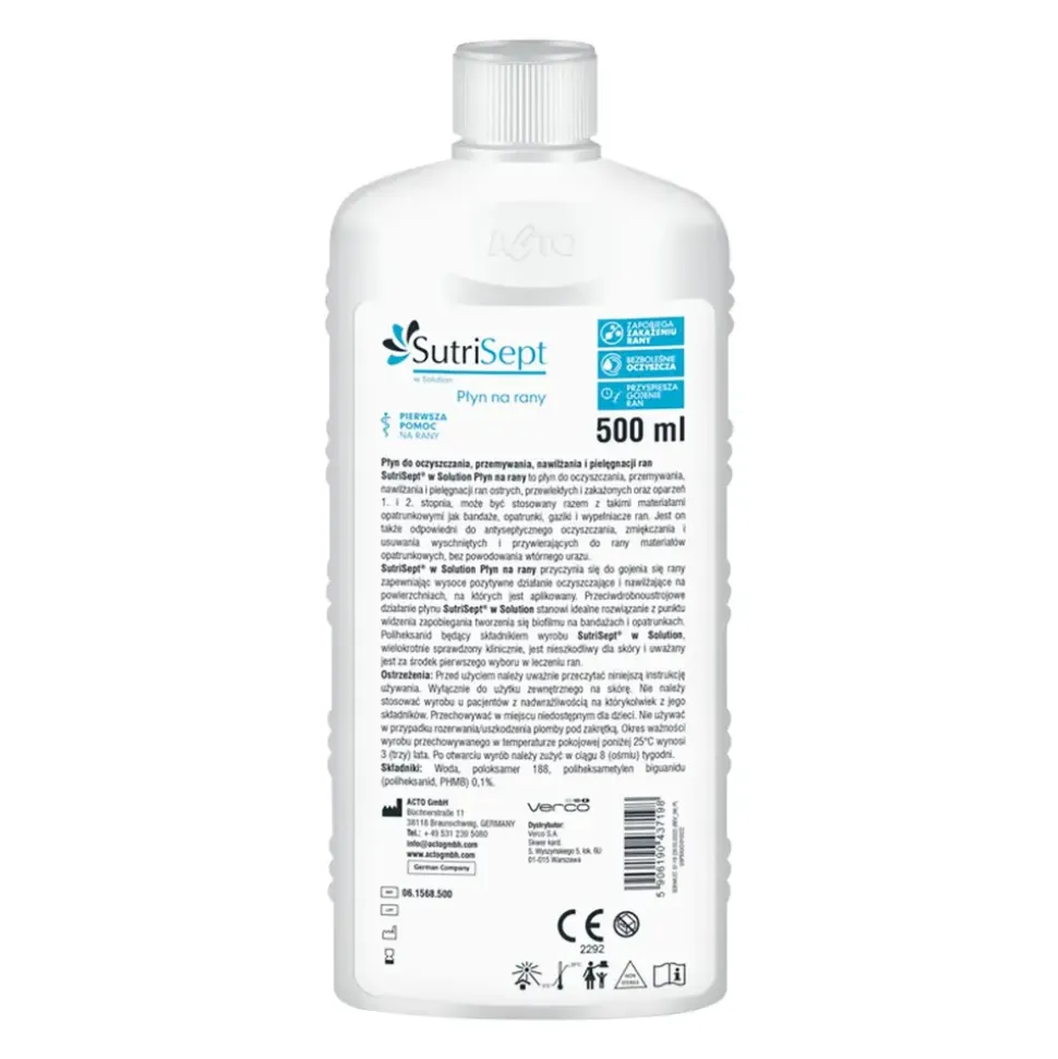 SutriSept, płyn na rany, 500 ml