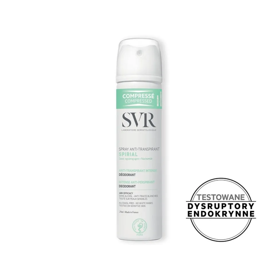 SVR Spirial, spray anti-transpirant 48h, 75 ml