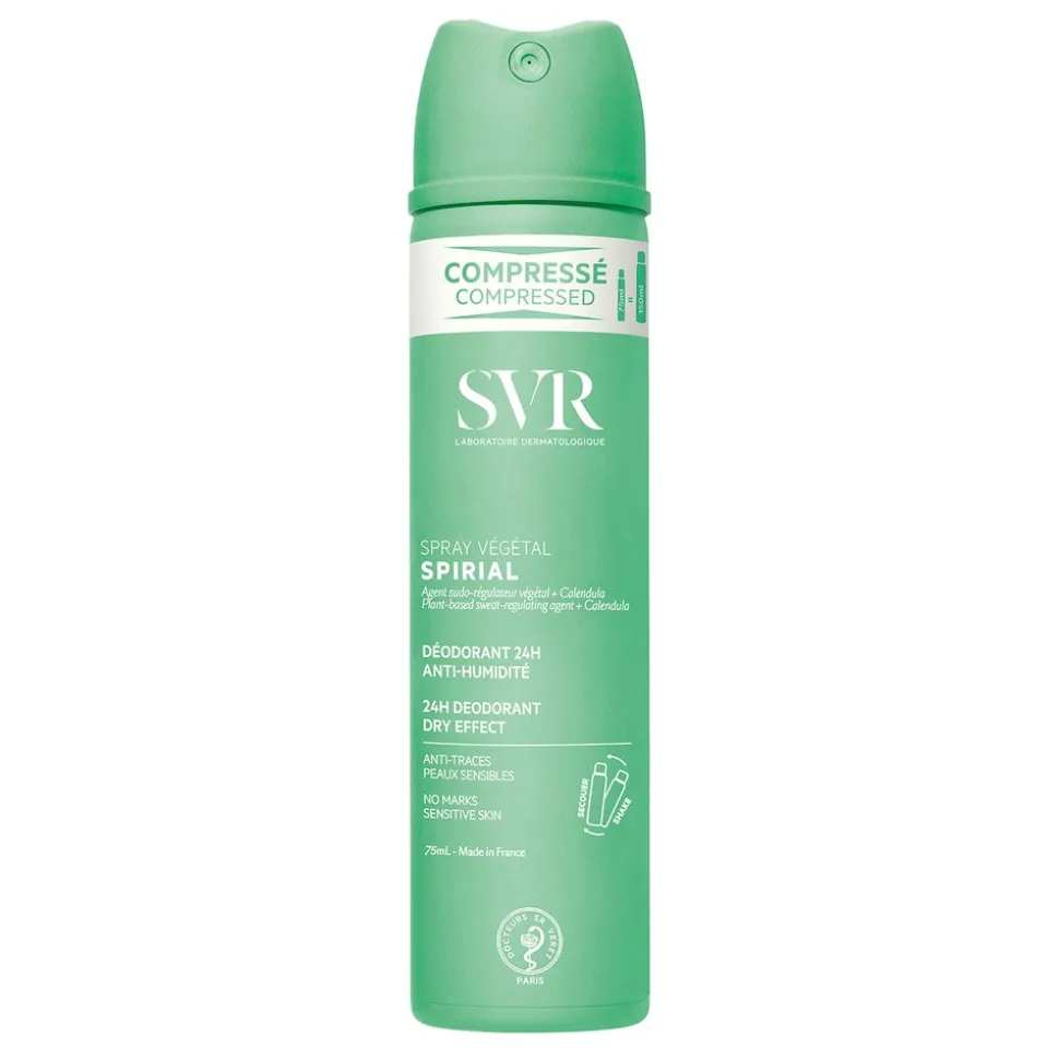 SVR Spirial Vegetal, dezodorant w sprayu 24h, 75 ml