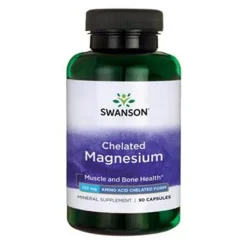 Swanson Albion Chelated Magnesium, kapsułki, 90 szt.