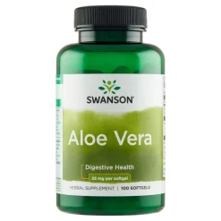 Swanson Aloe Vera, kapsułki żelowe, 100 szt.