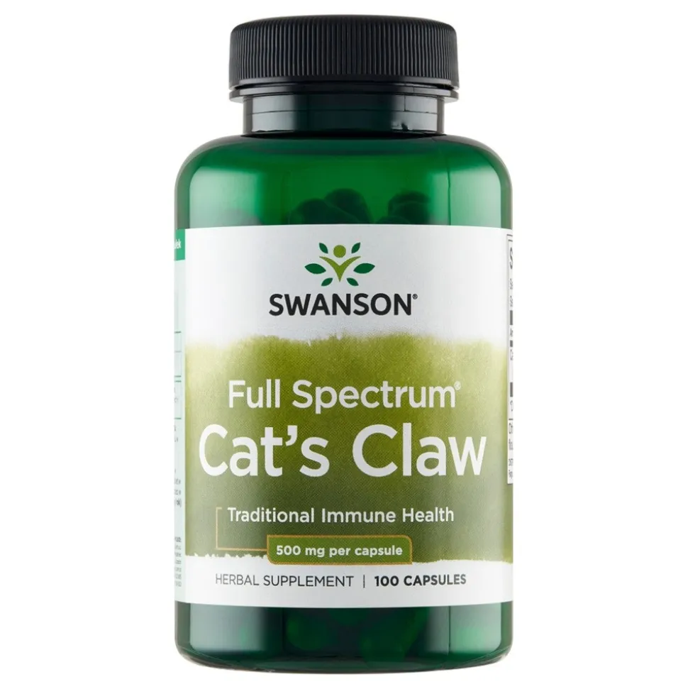 Swanson Cat's Claw, 500 mg, kapsułki, 100 szt.