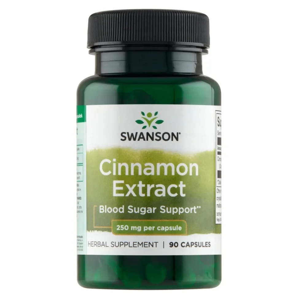 Swanson Cinnamon Extract, kapsułki, 90 szt.