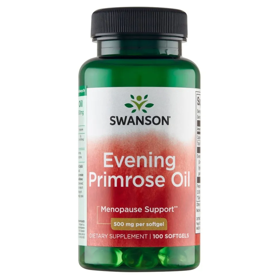 Swanson Evening Primrose Oil, kapsułki, 100 szt.