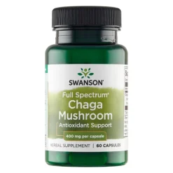 Swanson Full Spectrum Chaga Mushroom, kapsułki, 60 szt.