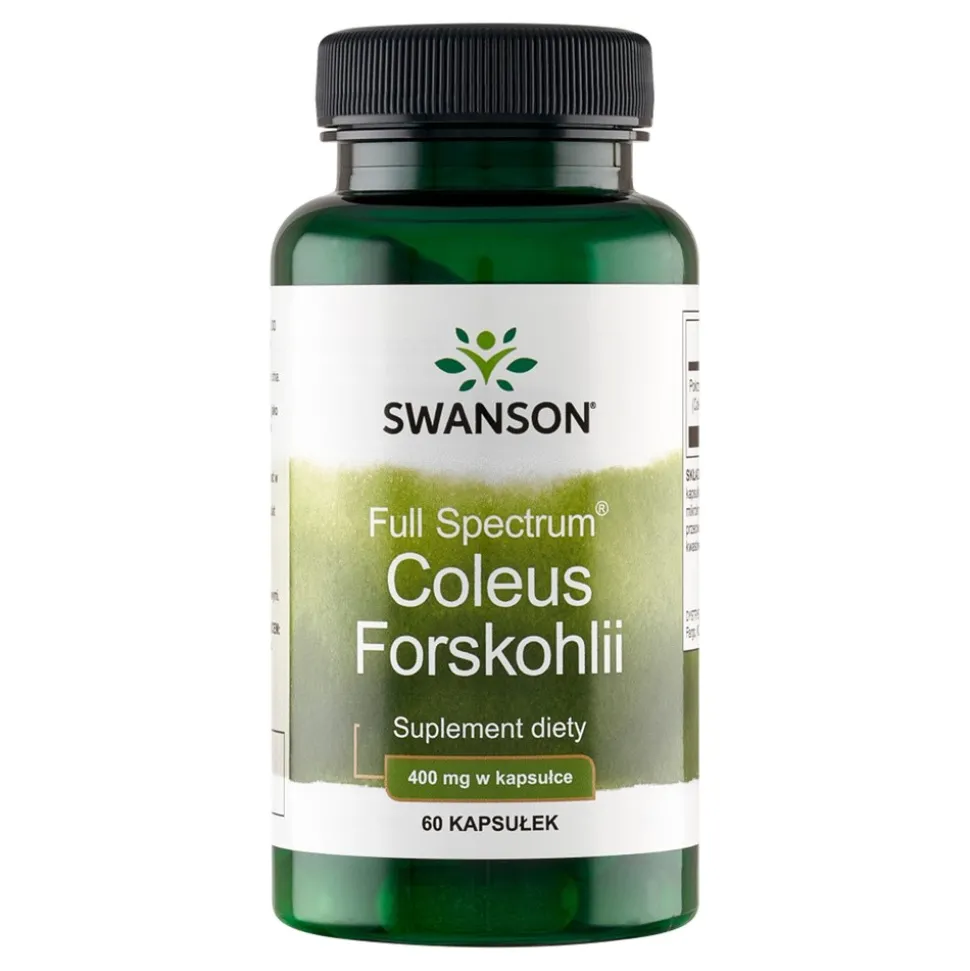 Swanson Full Spectrum Coleus Forskohlii, kapsułki, 60 szt.