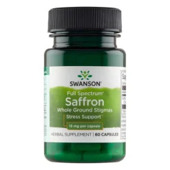 Swanson Full Spectrum Szafran, kapsułki, 60 szt.