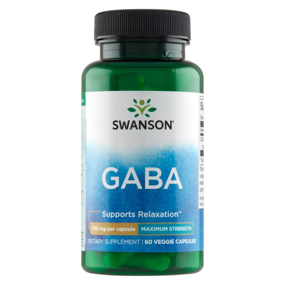 Swanson Gaba forte, kapsułki, 60 szt.