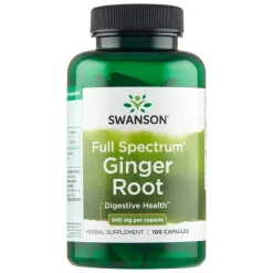 Swanson Ginger Root, kapsułki, 100 szt.